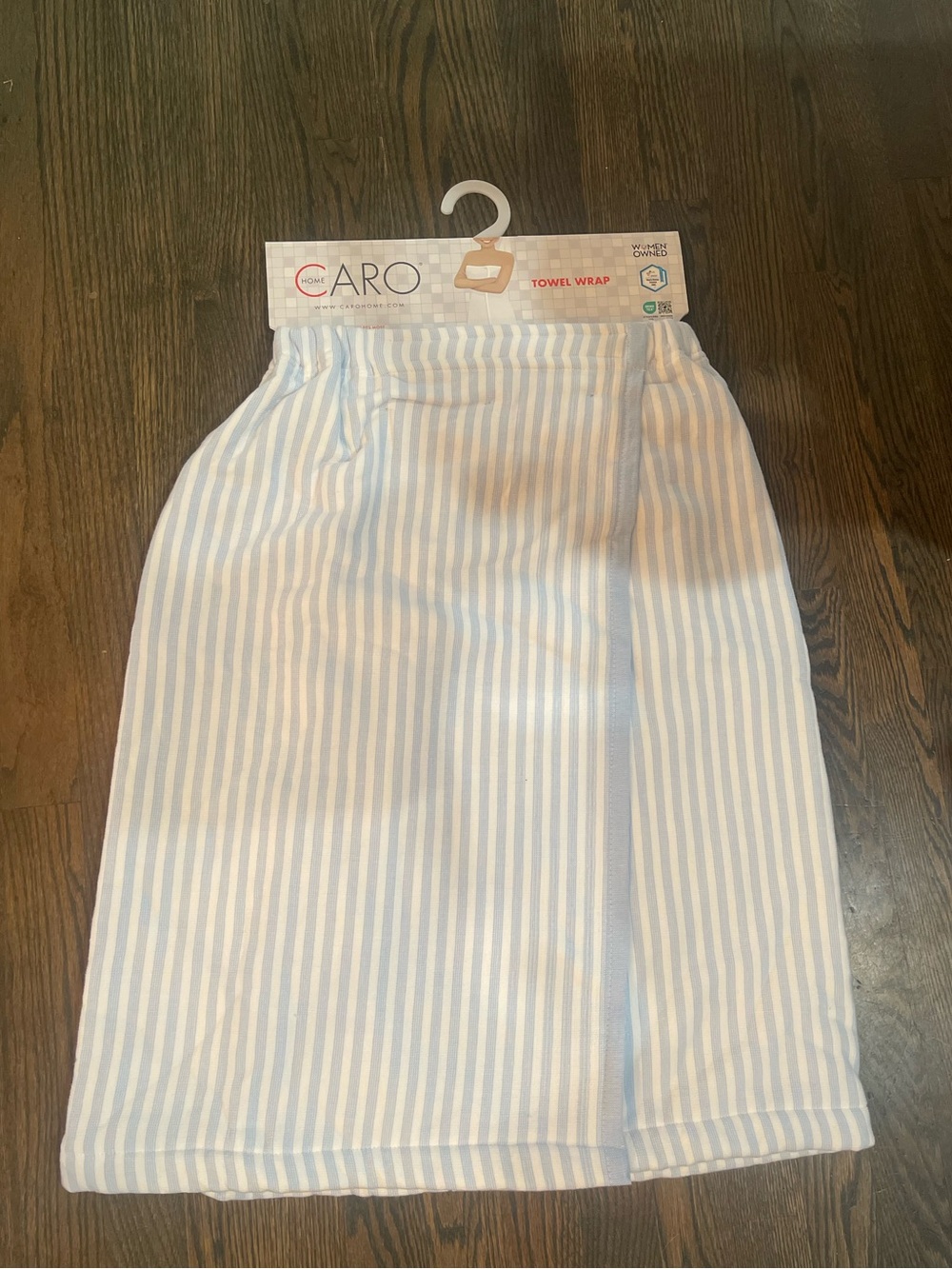 CARO spa towel wrap - velcro closure absorbent and soft 100% Cotton - Brand new